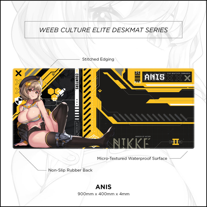 Booba Waifu Elite Gaming Desk Mat