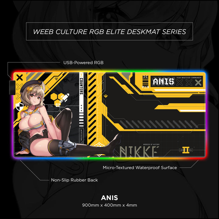 Booba Waifu Elite Gaming Desk Mat