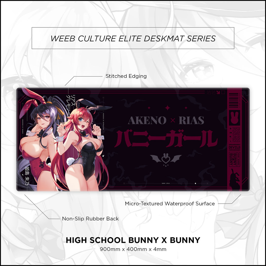 Rias X Akeno Elite Gaming Desk Mat
