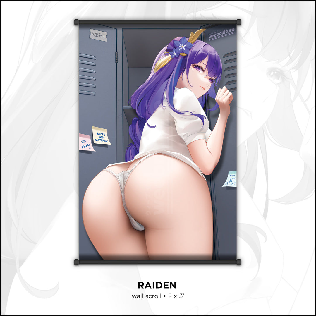 [🍑 Edition] Raiden Wall Scroll